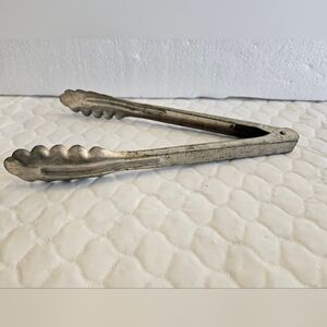 Vintage Phoenix Tallow Company (Arizona) Metal Tongs with Stamped Advertising